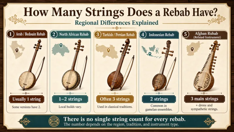 How Many Strings Does a Rebab Have? Regional Differences Explained