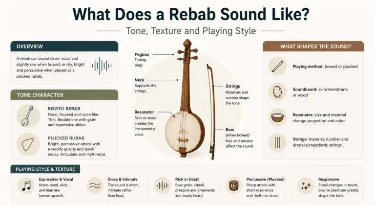 What Does a Rebab Sound Like? Tone, Texture and Playing Style