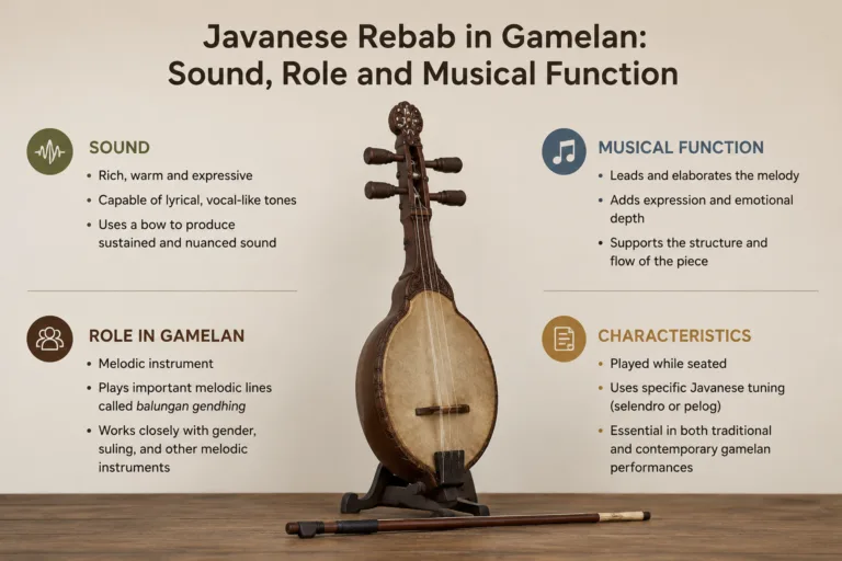 Javanese Rebab in Gamelan: Sound, Role and Musical Function